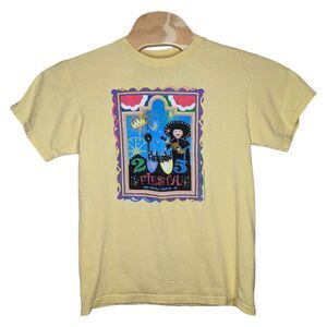 San Antonio Texas Fiesta 2005 T Shirt Mens Size Medium‎ Yellow Short Sleeve